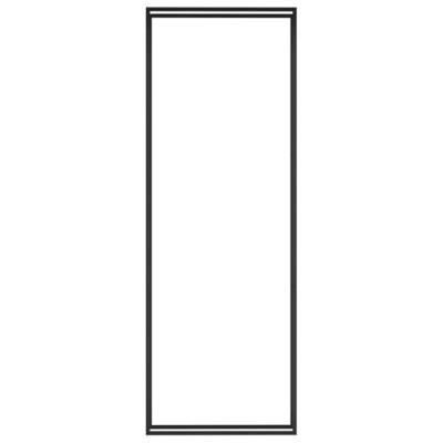 Haardhoutrek 110x28x312 cm staal matzwart