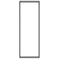 VidaXL Haardhoutrek 110x28x312 cm staal matzwart - thumbnail