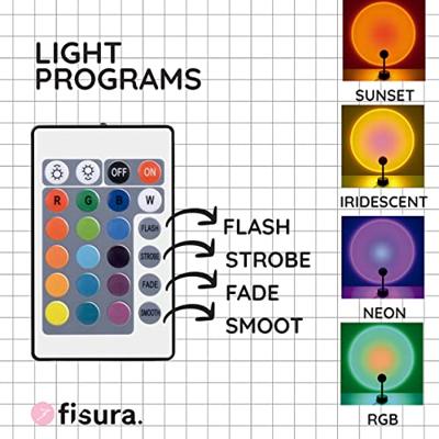 Zonsondergang lamp - Zwart