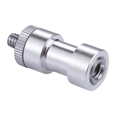 3 in 1 (1/4 inch Male naar 1/4 inch Male + 1/4 inch Female naar 3/8 inch Male + 3/8 inch Female naar 1/4 inch vrouwtje) Flash Light beugel schroefdraa
