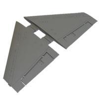 FMS - Mini F16 Main Wings (Grey) (FS-FB102G) - thumbnail