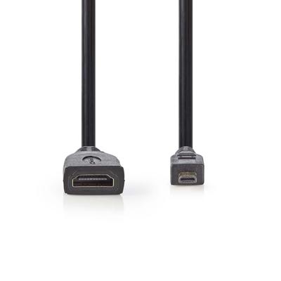 Nedis High Speed ??HDMI-Kabel met Ethernet | 0.2 m | 1 stuks - CVGP34790BK02 CVGP34790BK02