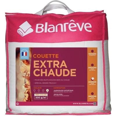 BLANREVE Extra warm microfiber dekbed - 220 x 240 cm - Wit