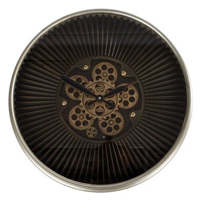 Radarklok Stefan S zwart/goud metaal