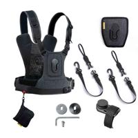 Cotton Carrier Camera Harness voor 1 camera + 1 verrekijker - thumbnail