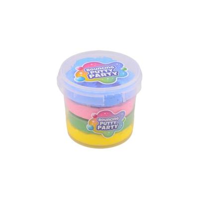 Jumbo regenboog stuiterende putty in emmer - 400 gram