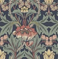 Dutch Wallcoverings British Heritage Bloem Blw/Grn/- Rood - thumbnail