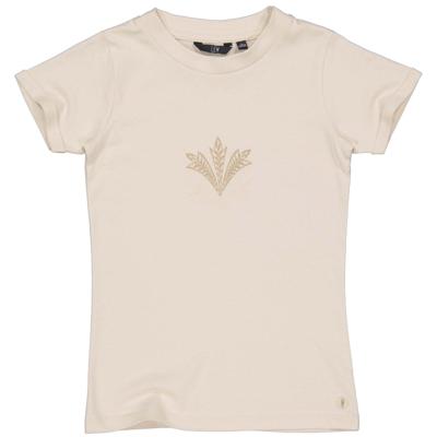 LEVV Meisjes t-shirt - Karmi - Ivoor wit