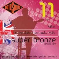 Rotosound SB11 Super Bronze set gitaarsnaren 011 - 052 - thumbnail