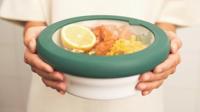 Food Huggers Siliconen deksel - gradual green - medium - thumbnail