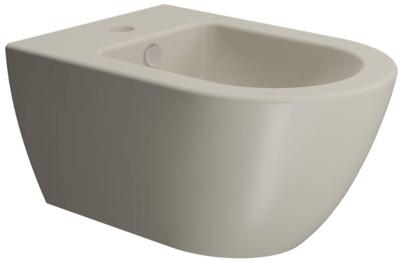 Ben Segno Wandbidet Verdekte ophanging 55x36cm Mat Beige Xtra Glaze