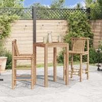 Barkrukken 2 st bamboe - thumbnail