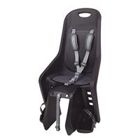 Kinderzitje achter Polisport Bubbly Maxi+ - met een MIK HD compatible dragerbevestiging - zwart / donkergrijs - thumbnail