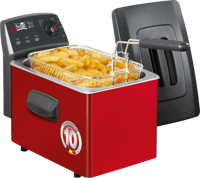 Fritel ST4153RED Friteuse 3L 2200W Rood/Zwart - thumbnail