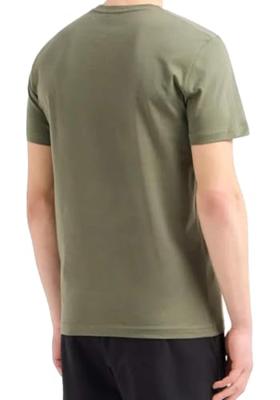 EA7 Emporio Armani Milano T-Shirt Heren Donkergroen - Maat S - Kleur: Donkergroen | Soccerfanshop