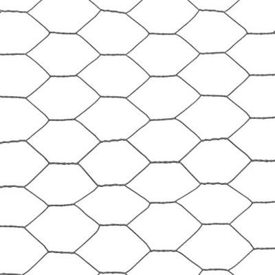 VidaXL Kippengaas 25x0,5 m staal met pvc coating grijs