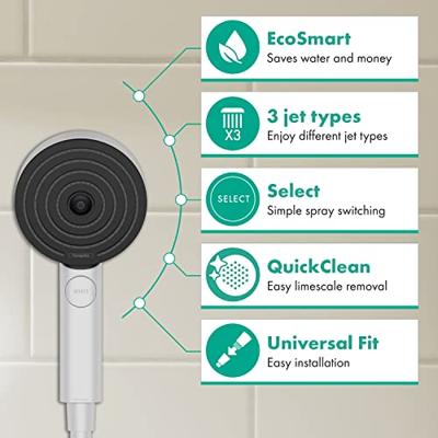 Hansgrohe Handdouche Pulsify Select S 3jet Activation EcoSmart 10.5 cm Mat Wit Hansgrohe Handdouche Pulsify Select S 3jet Activation EcoSmart 10.5 cm Mat Wit