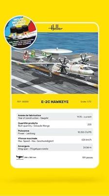 Heller 58300 STARTER KIT E-2C Hawkeye Bouwpakket Schaal 1:72