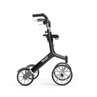 Lichtgewicht rollator Let&apos;s Go Out (6,2 kg) | TrustCare | Zwart | Grote wielen | Design | Weggewerkte remkabels | TCOUTBL0140 - thumbnail