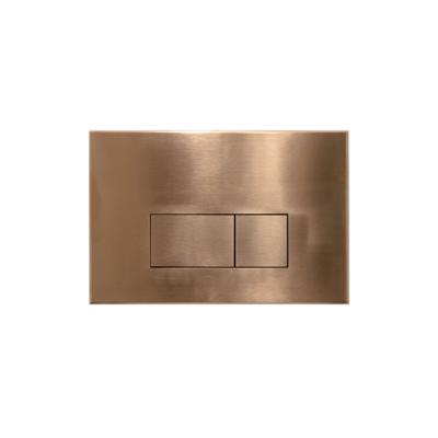 Bedieningsplaat Qeramiq Push Met DualfFush Frontbediening Metaal Rechthoek Koper Qeramiq Bedieningsplaat Qeramiq Push Met DualfFush Frontbediening Metaal Rechthoek Koper Qeramiq