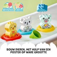 LEGO 10965 DUPLO Badspeelgoed: Drijvende Dierentrein, Badset voor baby's en kinderen vanaf 1,5 jaar met eend - thumbnail