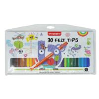 Bruynzeel Glutenvrije Viltstiften in Etui 30 Stuks - thumbnail