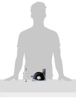 Bosch Accessories 2605510292 Geleideslede met afzuigaansluiting voor het doorslijpen, zonder gereedschap, 115/125 mm, PWS - thumbnail