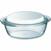 Set van 2 ovenschalen - PYREX - Glas - Rond - 2,3 L - thumbnail