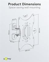 Draaibare TV beugel - thumbnail