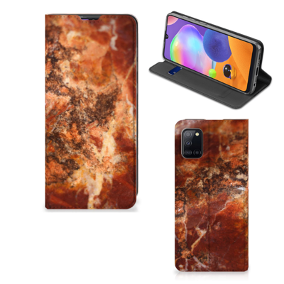 Samsung Galaxy A31 | Standcase | Marmer Bruin Samsung Galaxy A31 | Standcase | Marmer Bruin