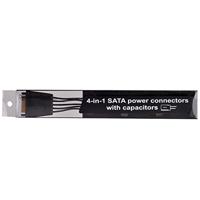 SilverStone Adapter 15-Pin SATA > 4x 15-Pin SATA splitterkabel - thumbnail