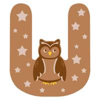Small Foot - houten dieren kinderletter - u - thumbnail