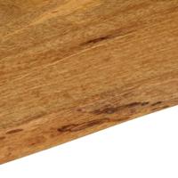 Tafelblad met natuurlijke rand 120x40x2,5 cm massief mangohout - thumbnail