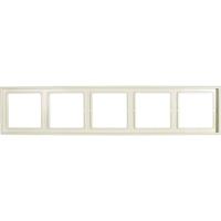 Jung LS985W Frame 5-voudig LS 990 Crème-wit 1 stuk(s) - thumbnail