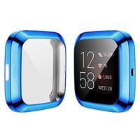 Fitbit Versa 2 Soft TPU case (volledig beschermd) - Blauw - thumbnail