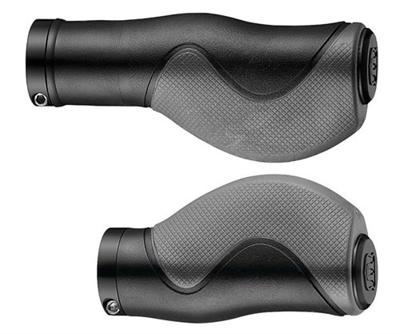 Handvatset Ergo 3-componenten Zwart 128/90mm - 2-kanten geopend