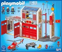 Playmobil® City Action 9462 grote brandweerkazerne met helikopter - thumbnail