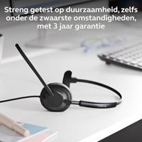 Jabra Engage 50 II On Ear headset Kabel Mono Zwart Noise Cancelling, Ruisonderdrukking (microfoon) Headset, Volumeregeling, Microfoon uitschakelbaar (mute), - thumbnail