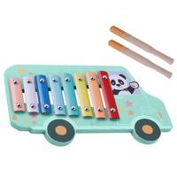 Studio Circus Happy Bus Panda Xylofoon Hout/Metaal - thumbnail