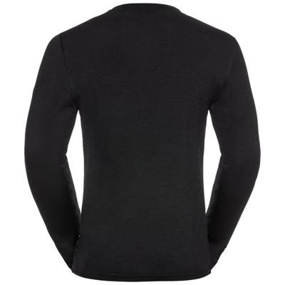 Odlo Merino 200 Crew Neck LS Thermoshirt Heren Black L Odlo Merino 200 Crew Neck LS Thermoshirt Heren Black L