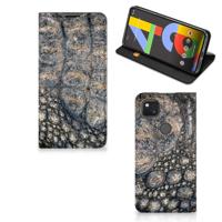 Google Pixel 4a | Hoesje maken | Krokodillenprint - thumbnail
