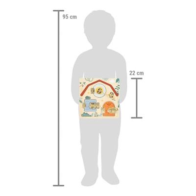 Small Foot sloten en grendels motorische activiteitenbord safari