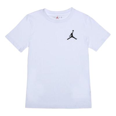 T-Shirt met Korte Mouwen voor kinderen Nike JDB JUMPMAN AIR EMB 95A873 001 Zwart - Maat: 12 Jaar