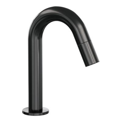 BRAUER Stripe Fonteinkraan - opbouw - gebogen uitloop - gunmetal geborsteld PVD 5-GM-464
