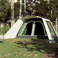 Gezinstent met luifel 9-persoons snelontgrendeling groen - thumbnail
