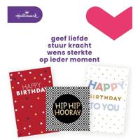Hallmark navulset wenskaarten, verjaardag (Engels), pak van 6 stuks - thumbnail