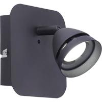 LED Wandspot - Trion Undy - 3W - Aanpasbare Kleur - Vierkant - Mat Zwart - Aluminium - thumbnail