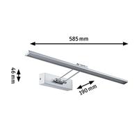 Paulmann Beam Sixty 99896 LED-schilderijlamp 11 W Warmwit Nikkel (geborsteld) - thumbnail
