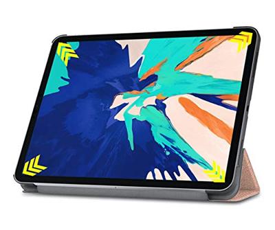 3-Vouw sleepcover hoes - iPad Pro 12.9 inch (2020) - Rose Goud