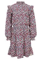 LOOXS Little Zomer jurk meisjes jersy crinkle - AOP bloemen multi - thumbnail